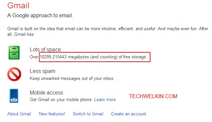 Gmail – free storage and email from google